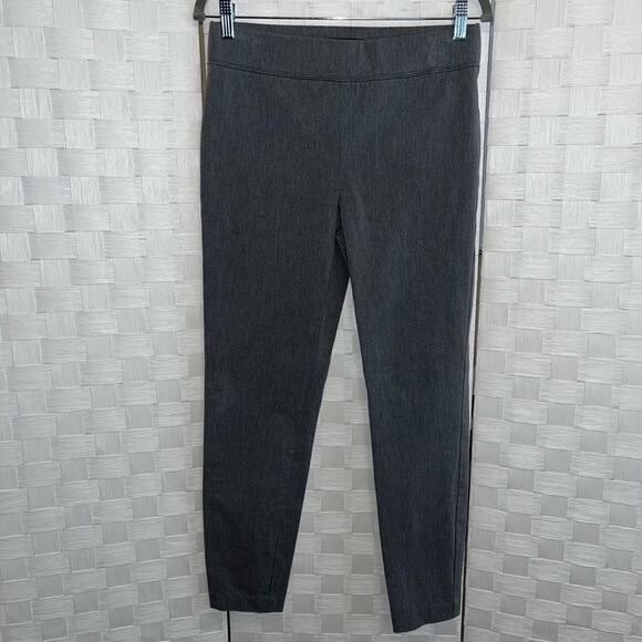 Talbots Women’s Pull On Skinny Ankle Pants Size 4 Grey Gray Classic Slim Fit - Picture 3 of 7